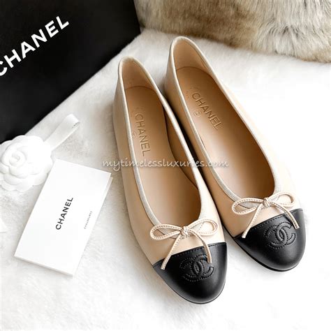 chanel ballet shoes price|classic Chanel ballet flats.